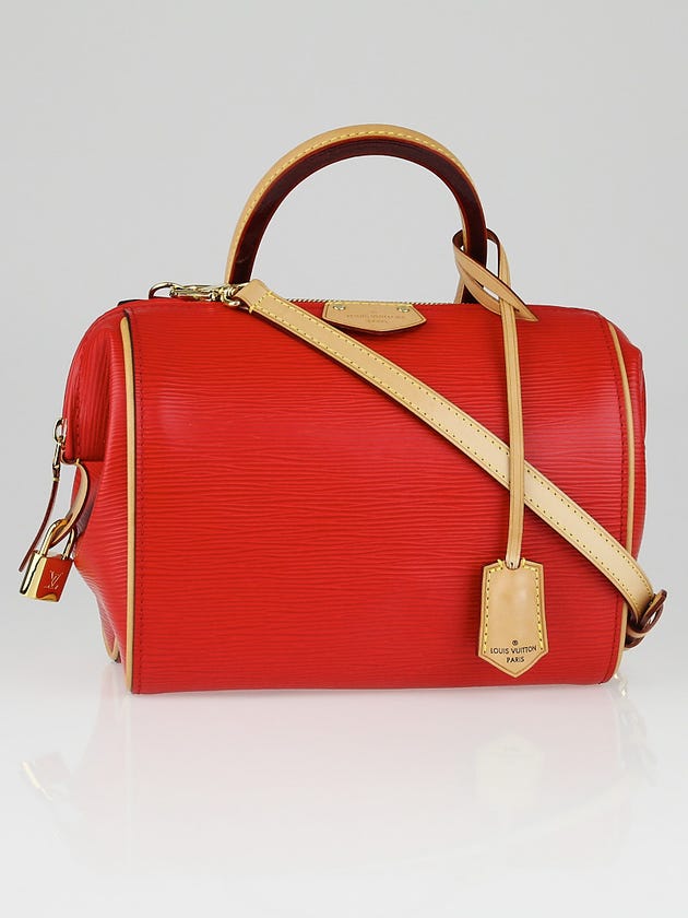 Louis Vuitton Coquelicot Epi Leather Doc BB Bag