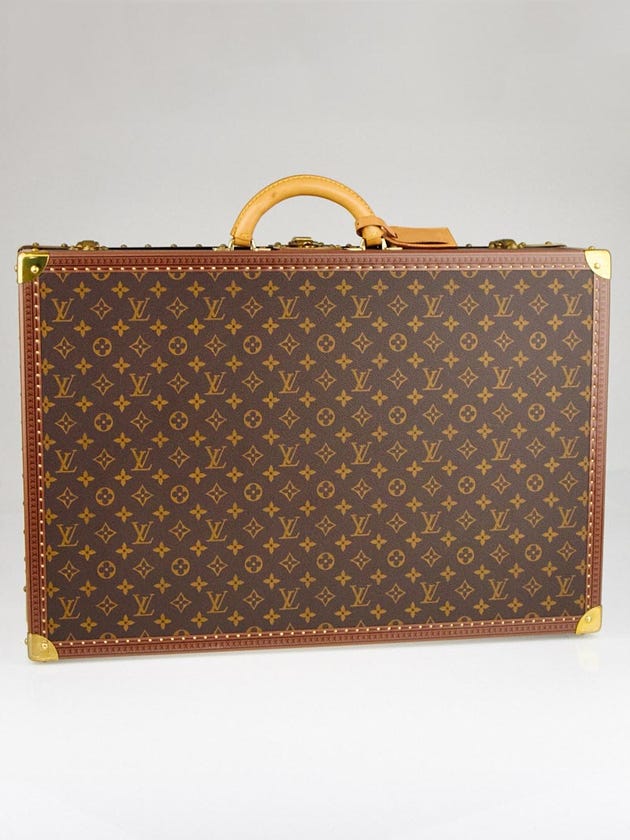 Louis Vuitton Vintage Monogram Canvas Alzer 65 Hardsided Trunk