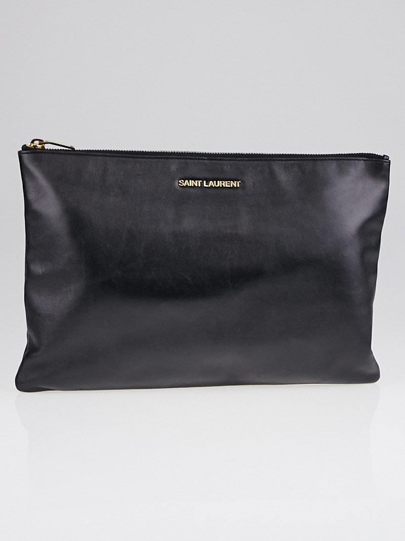 Ysl zip clutch top