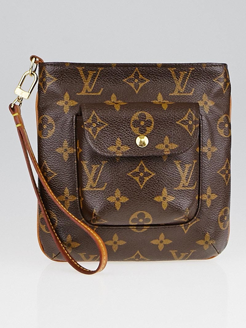 Louis Vuitton Monogram Partition Clutch/ Handbag