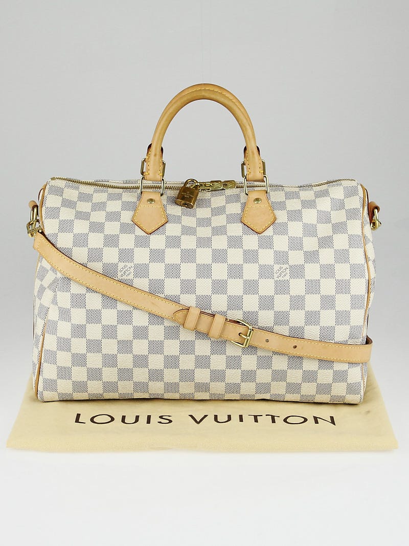 Louis vuitton speedy bandouliere 35 damier azur top