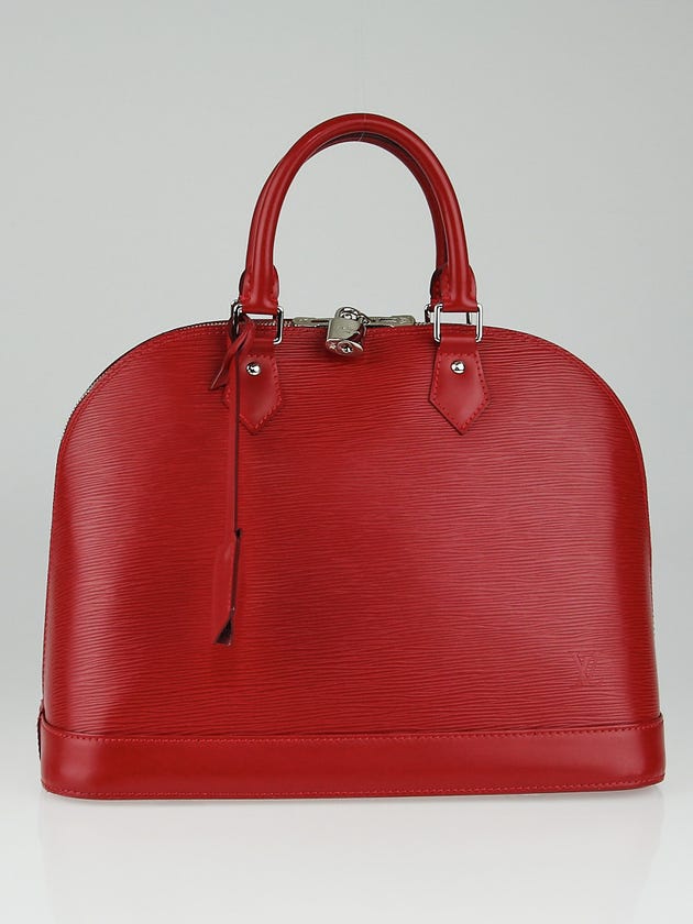 Louis Vuitton Carmin Epi Leather Alma MM Bag