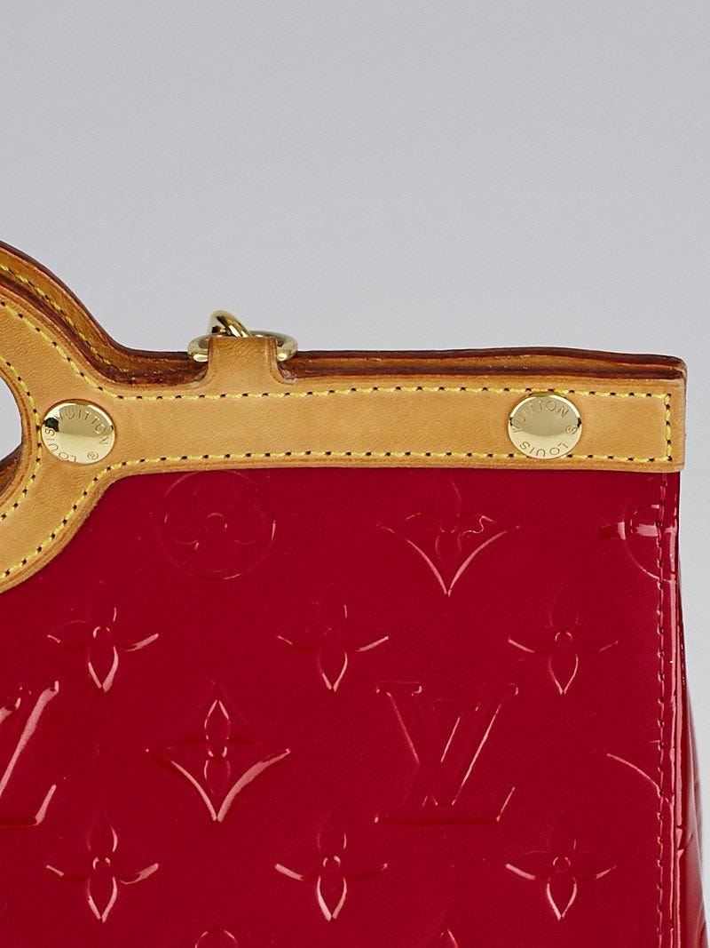 Louis Vuitton Red Monogram Vernis Roxbury Drive Bag | Yoogi's Closet