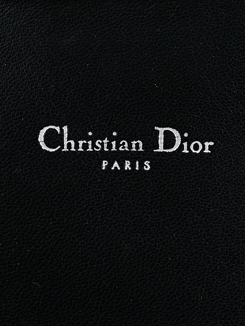 Christian Dior Black Cannage Quilted Lambskin Leather Miss Dior