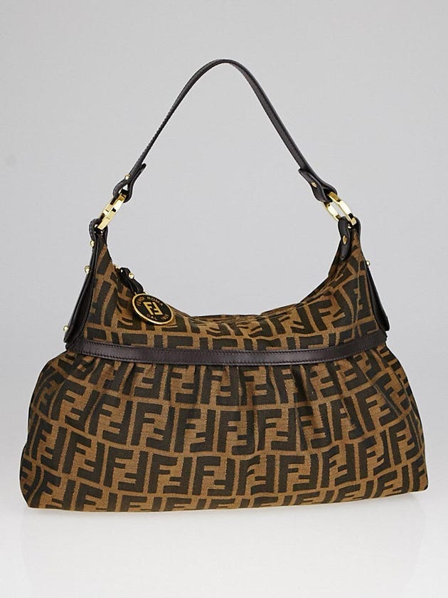 fendi tobacco zucca canvas Fendi Tobacco Zucca Canvas Chef Shoulder Bag -8BR 448 fendi tobacco zucca canvas Fendi Tobacco Zucca Canvas Chef Shoulder Bag -8BR 448