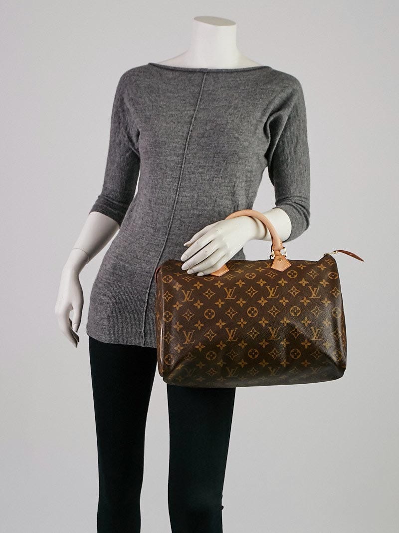 Louis Vuitton Monogram Canvas Speedy 35 Bag - Yoogi's Closet