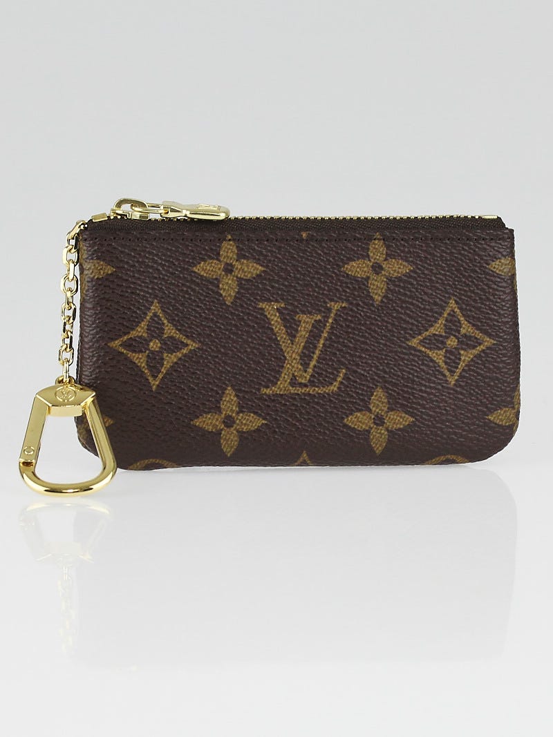 Louis Vuitton Monogram Pochette Cles Wallet Coin Purse, Luxury