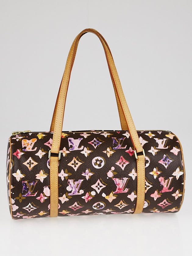 Louis Vuitton Limited Edition Richard Prince Monogram Watercolor Aquarelle Papillon 30 Bag