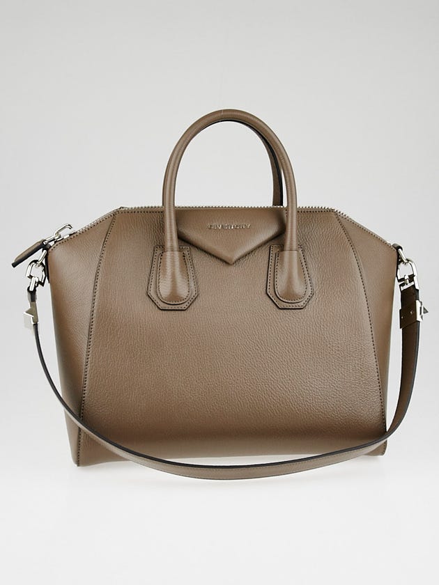 Givenchy Beige Sugar Goatskin Leather Medium Antigona Bag
