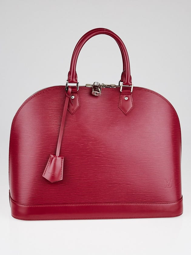 Louis Vuitton Fuchsia Epi Leather Alma GM Bag