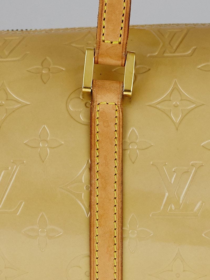 Louis Vuitton Louis Vuitton Beige Vernis Leather Bedford Handbag V196