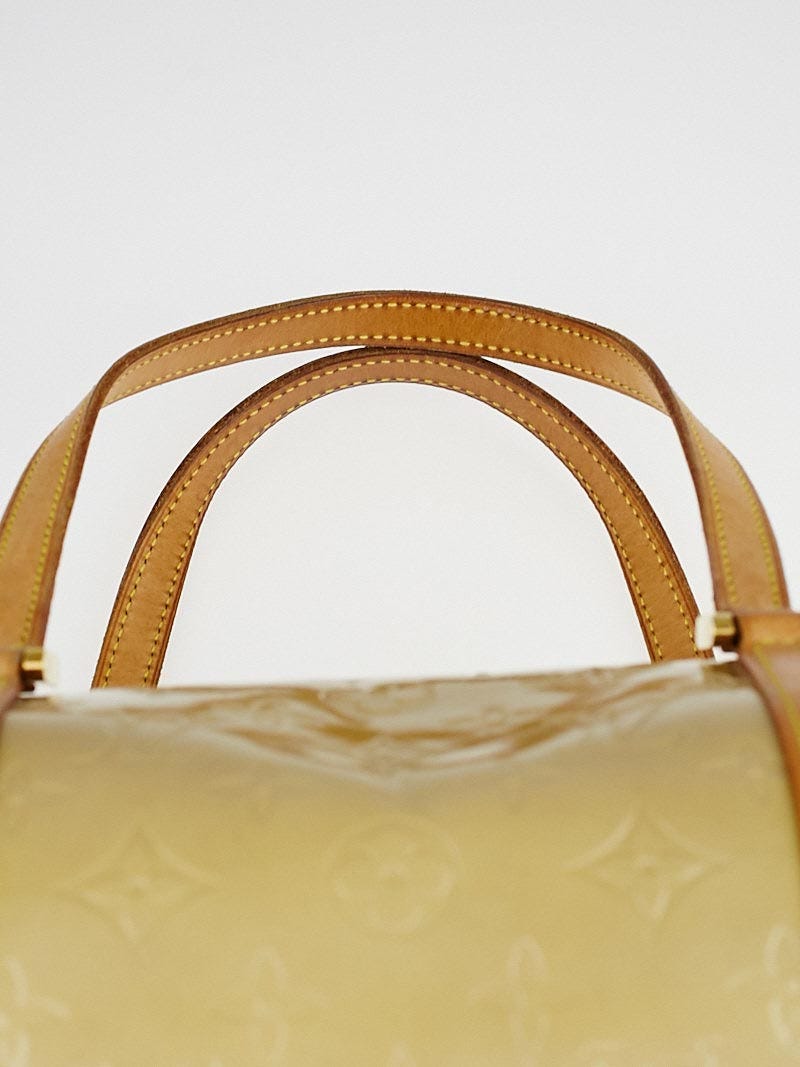 Louis Vuitton Bedford Shoulder Bag Yellow Vernis Leather