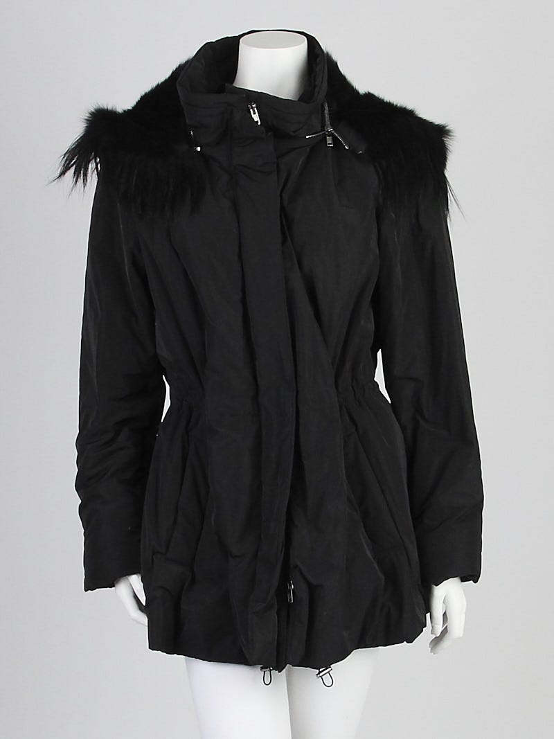 Donna karan parka new arrivals