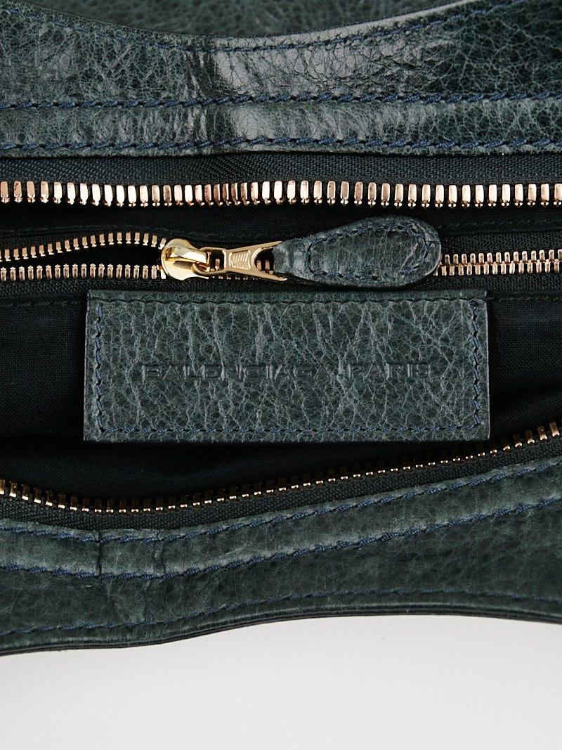 Balenciaga Anthracite Lambskin Leather Giant 21 Rose Gold