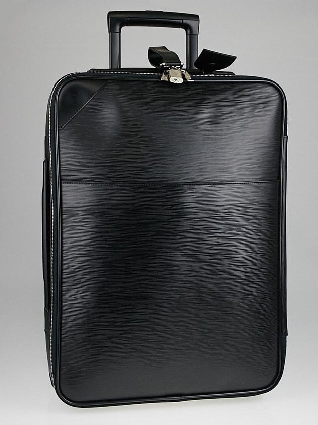 Louis Vuitton Black Epi Leather Pegase 55 Suitcase