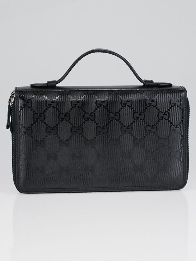 Gucci Black Imprime Document Case