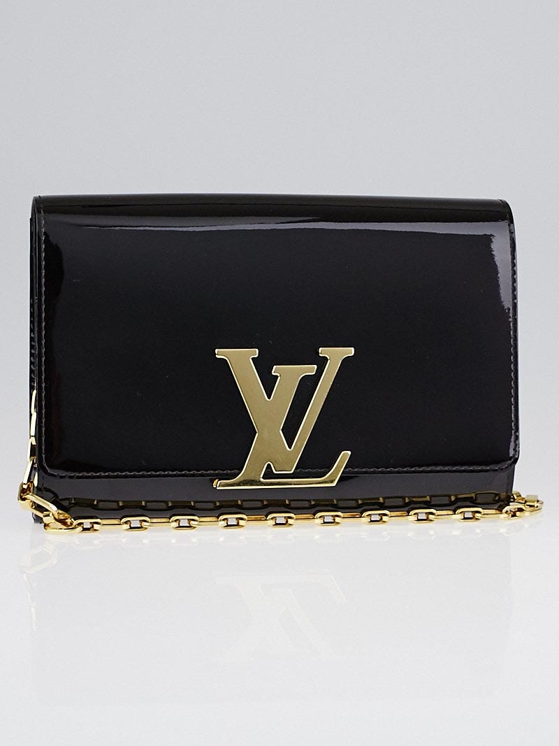 Louis Vuitton Amarante Vernis Chain Louise Clutch GM Bag Yoogi s