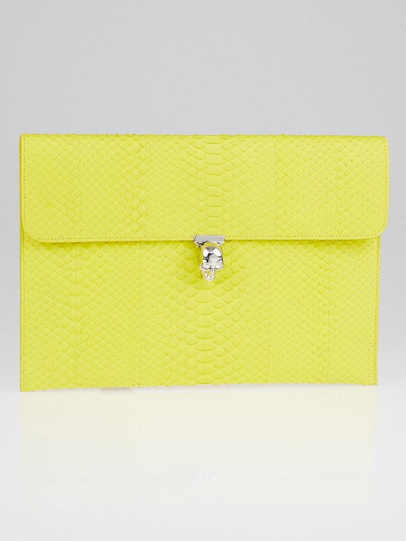 Alexander mcqueen skull envelope clutch sales
