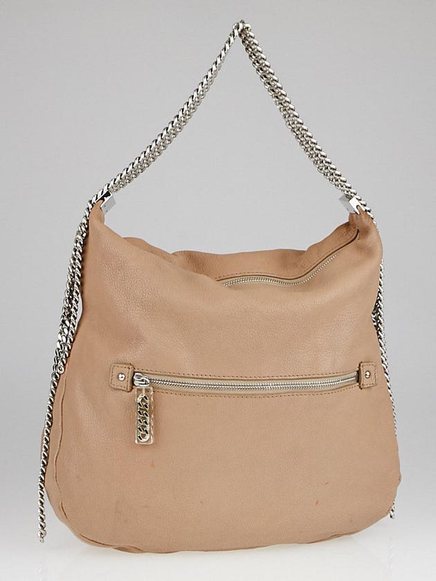 Christian Louboutin Natural Leather Marianna Rider Medium Hobo Bag