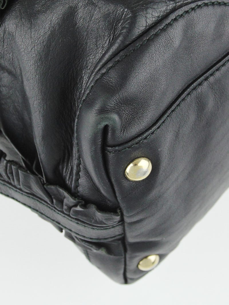 Gucci Black Leather Sabrina Medium Boston Bag ○ Labellov ○ Buy and Sell  Authentic Luxury