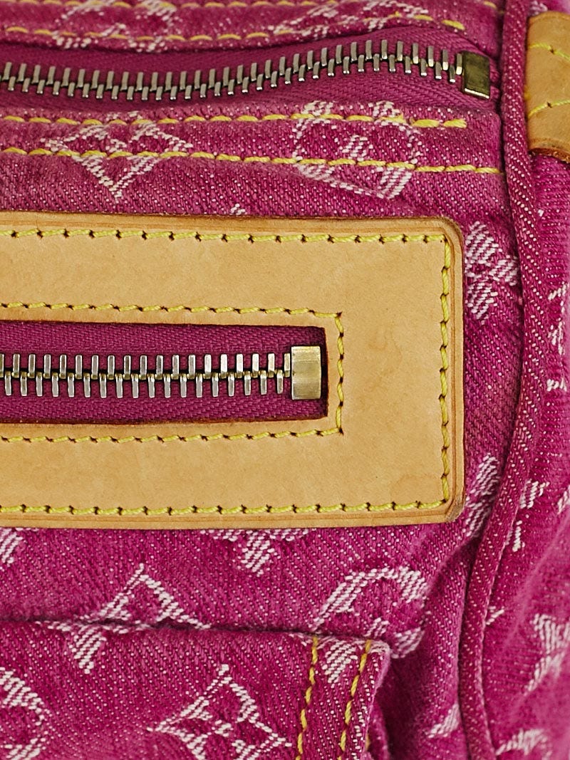 Louis Vuitton Fuchsia Denim Monogram Denim Neo Speedy Bag - Yoogi's Closet
