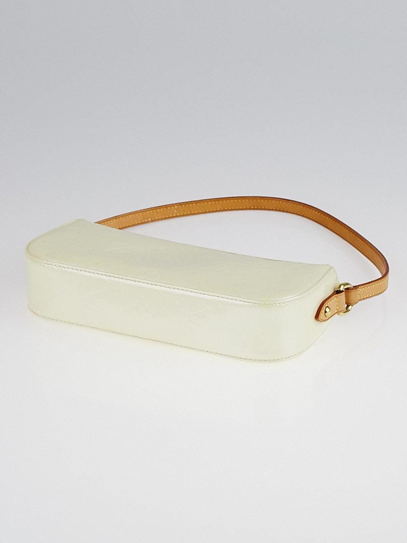 Buy Louis Vuitton Malibu Street Handbag Vernis Leather White 67408