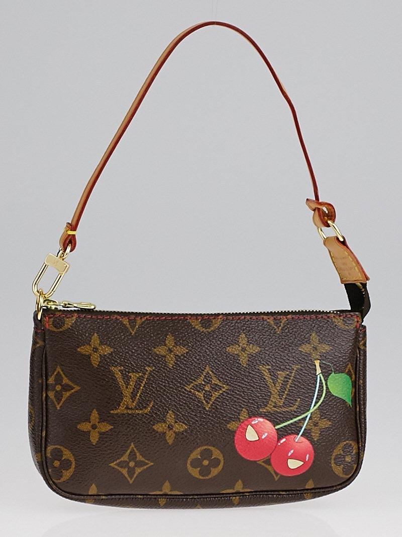 Louis Vuitton 2005 Pre-owned Monogram Cherry-Print Bucket Bag - Brown