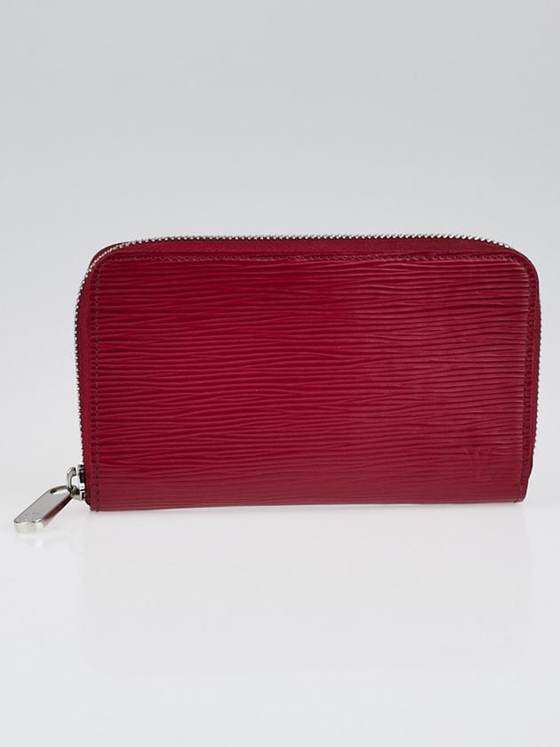 Louis Vuitton Fuchsia Epi Leather Zippy Compact NM Wallet