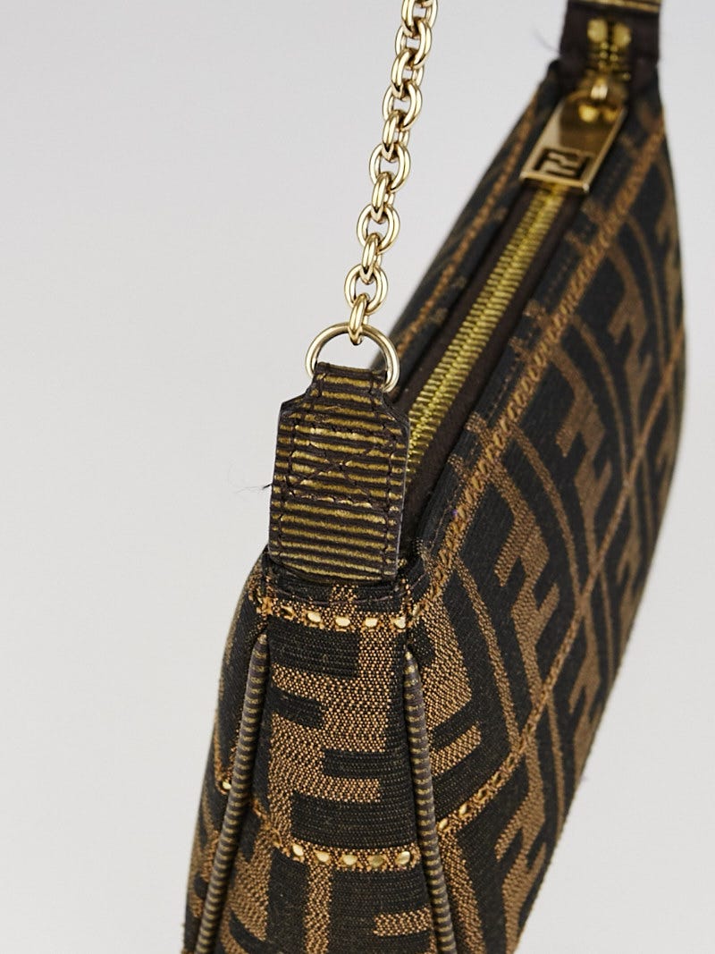 Fendi zucca chain outlet pochette