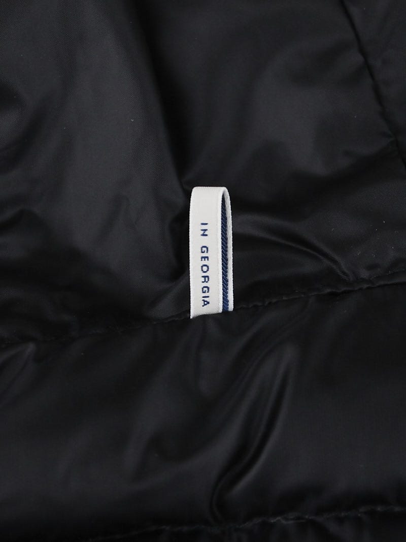 Moncler Black Quilted Nylon Down Packable Longue Saison