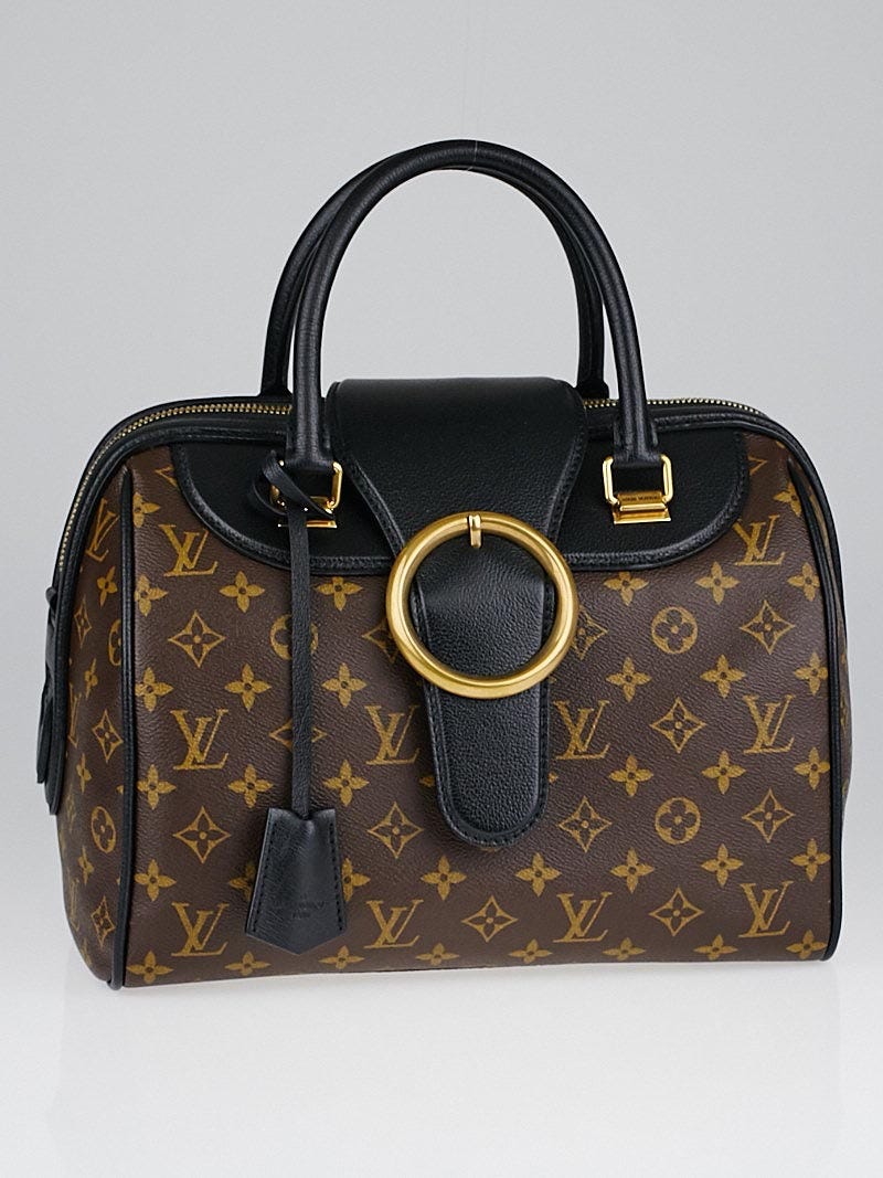 Louis Vuitton Limited Edition Black Monogram Canvas Golden Arrow Speedy Bag