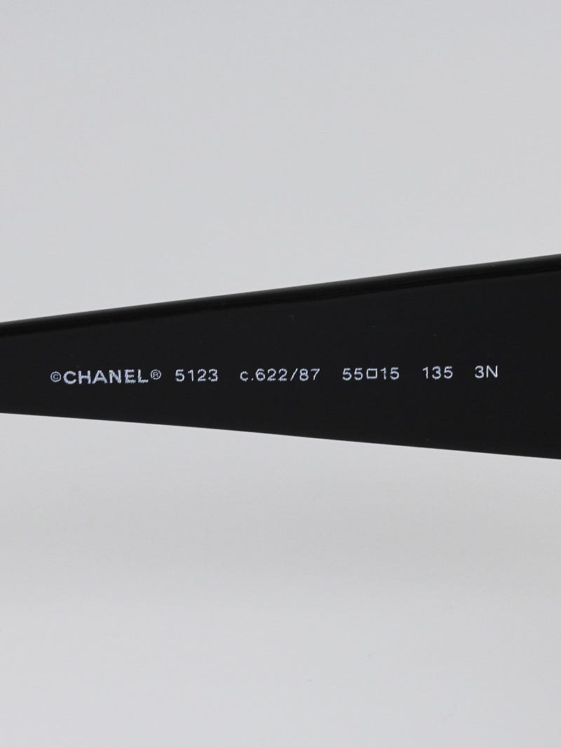 Chanel Black Frame and Charms Sunglasses - 5123 | Yoogi's Closet