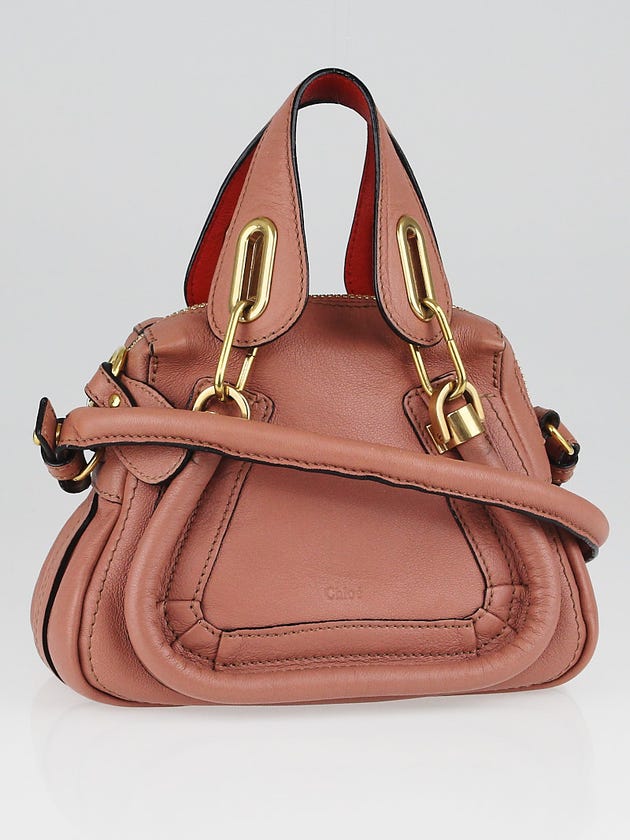 Chloe Waterlily Leather Mini Paraty Bag