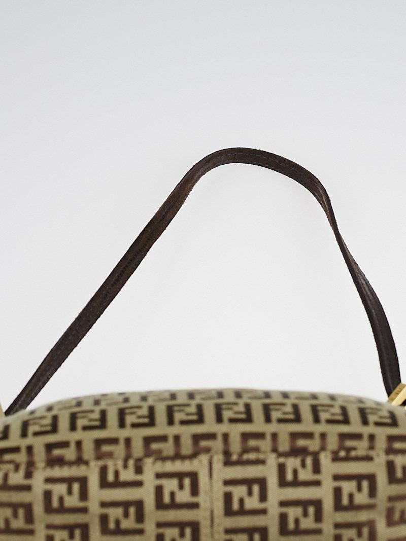Fendi Brown Zucchino Print Canvas Mini Mama Baguette Bag Fendi Brown Zucchino Print Canvas Mini Mama Baguette Bag