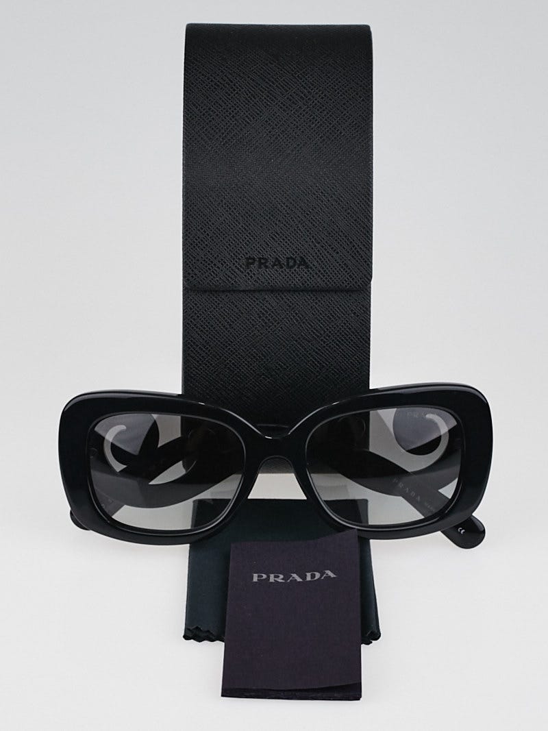 Prada Black Square Frame Baroque 54mm Sunglasses - SPR270 Prada Black Square Frame Baroque 54mm Sunglasses - SPR270