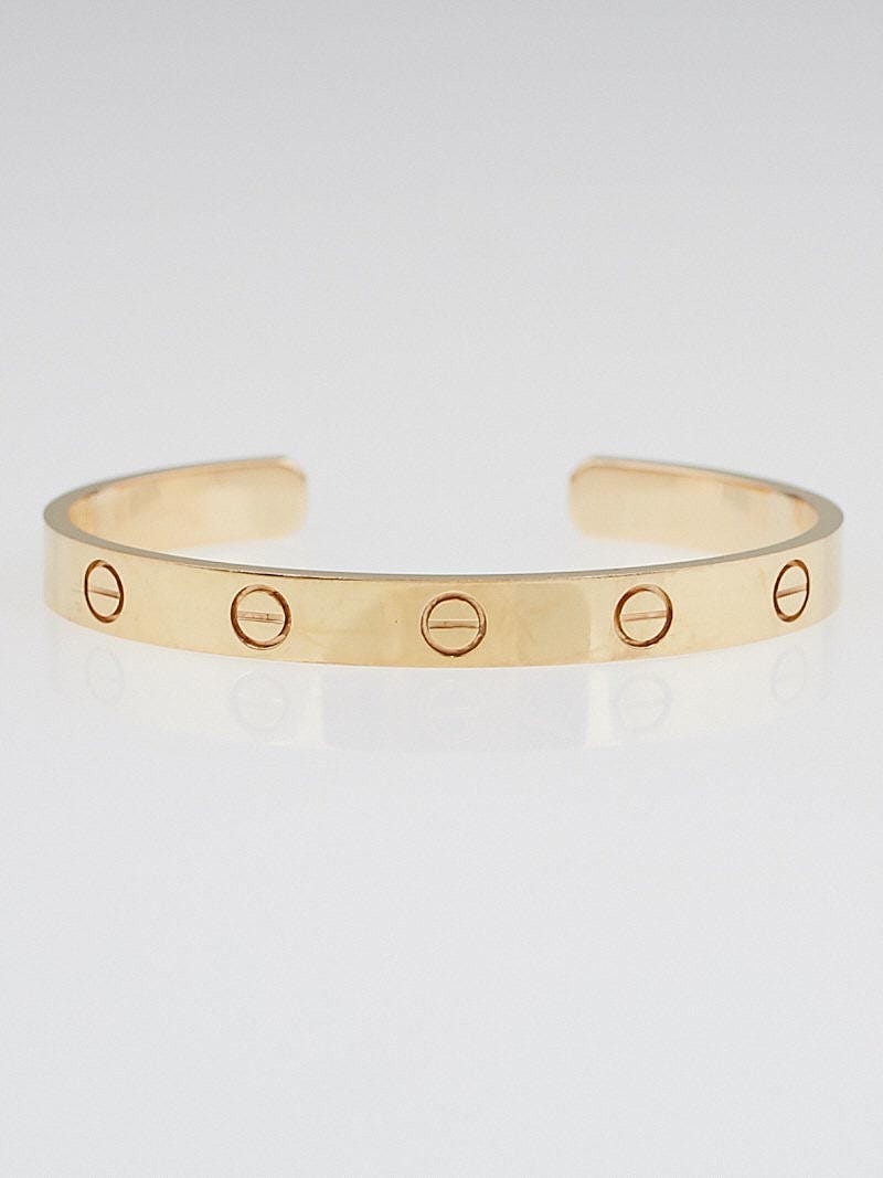 Cartier open love bracelet best sale
