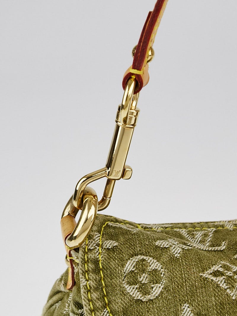Louis Vuitton Louis Vuitton Mini Pleaty Green Monogram Denim Shoulder