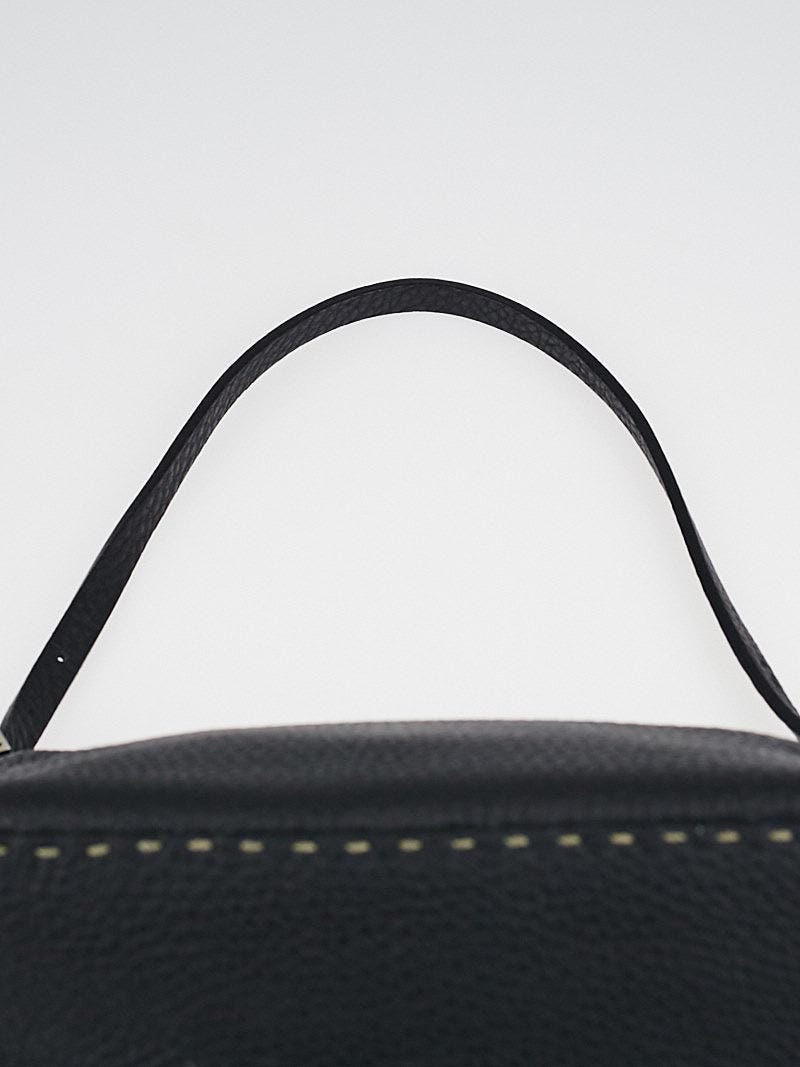 Fendi Black Selleria Leather Mini Mama Baguette Bag 8BR185