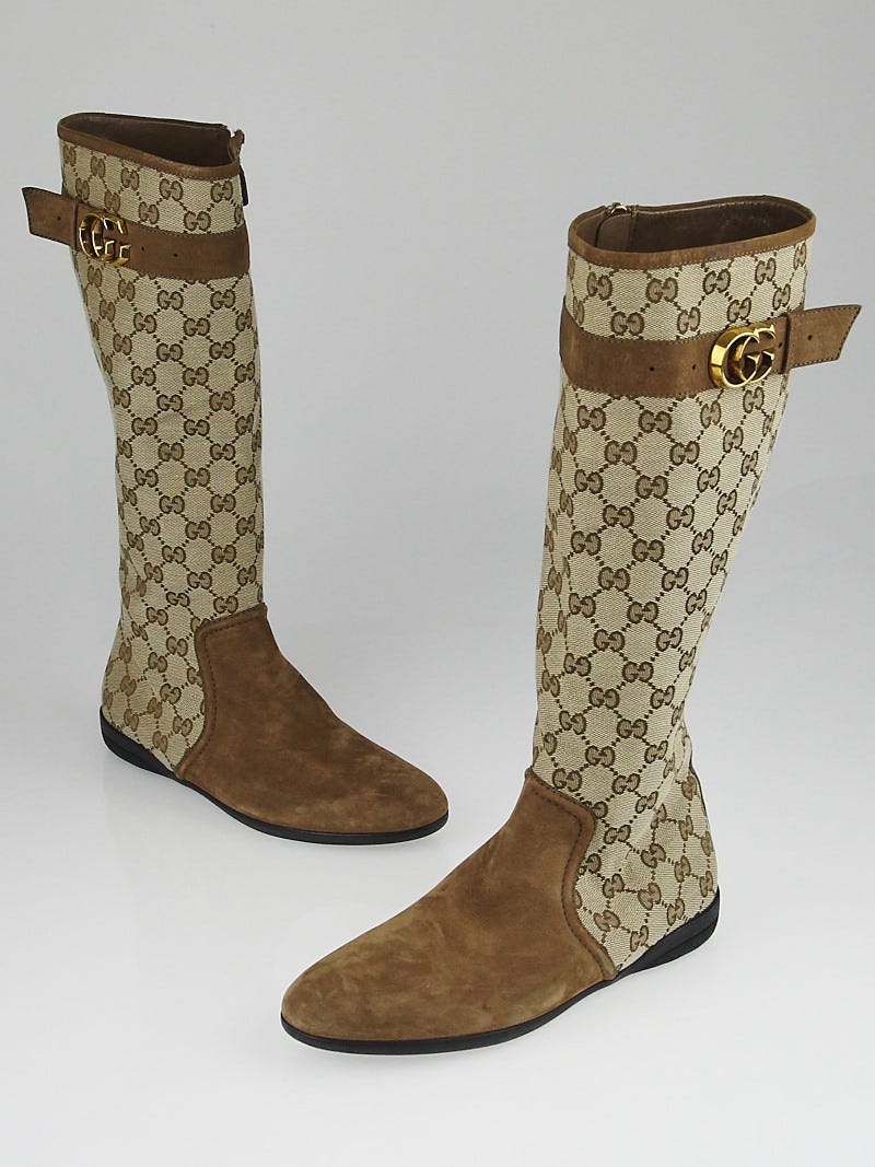 Gucci boots flat outlet