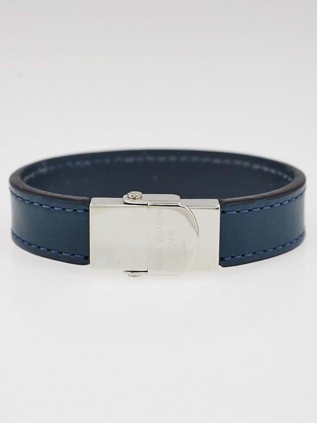 Louis Vuitton Blue Leather Bracelet