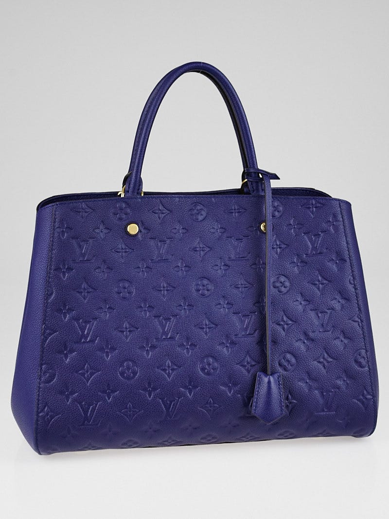 Louis Vuitton Iris Monogram Empreinte Leather Montaigne GM Bag Louis Vuitton
