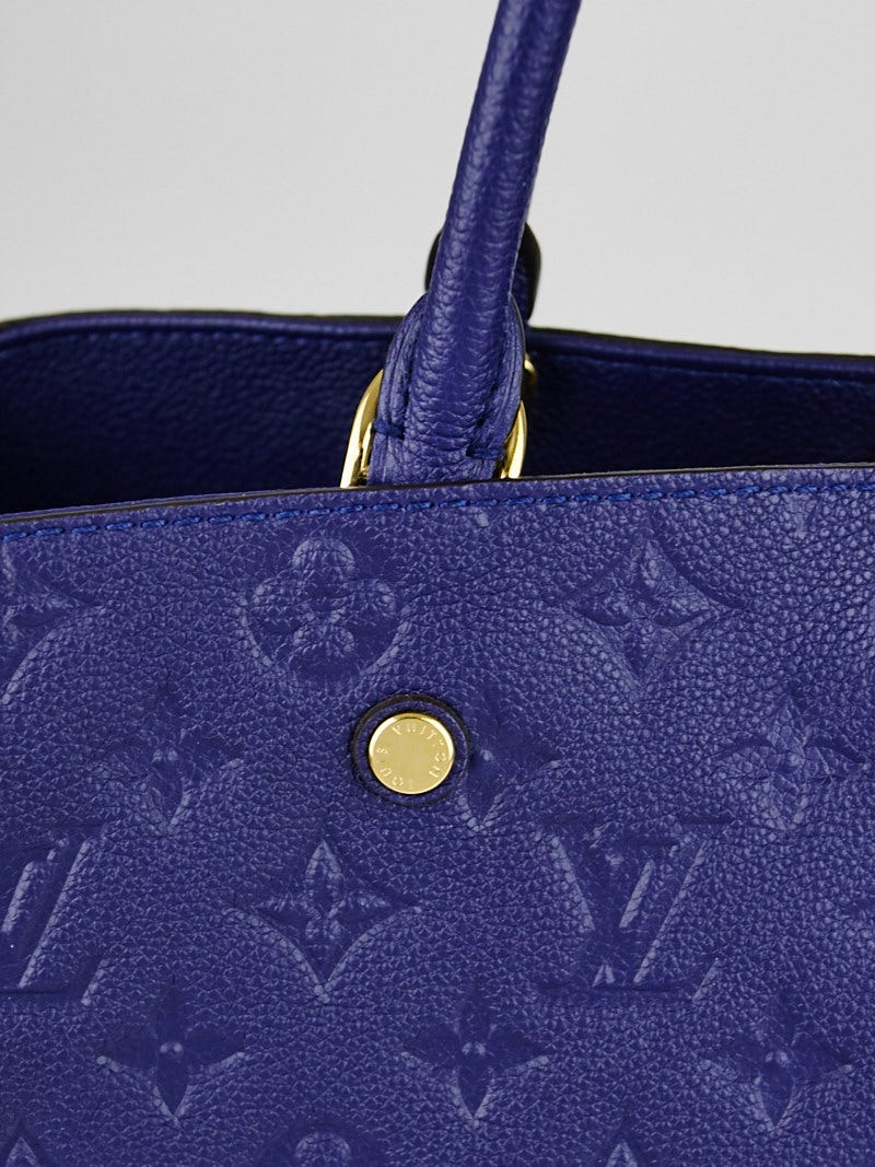 Louis Vuitton Iris Monogram Empreinte Leather Montaigne GM Bag Louis  Vuitton