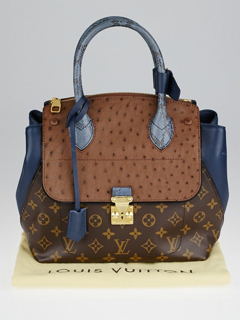 Louis Vuitton メトリス ボストンバッグ Louis Vuitton Limited Edition Blue Exotique Monogram Majestueux PM