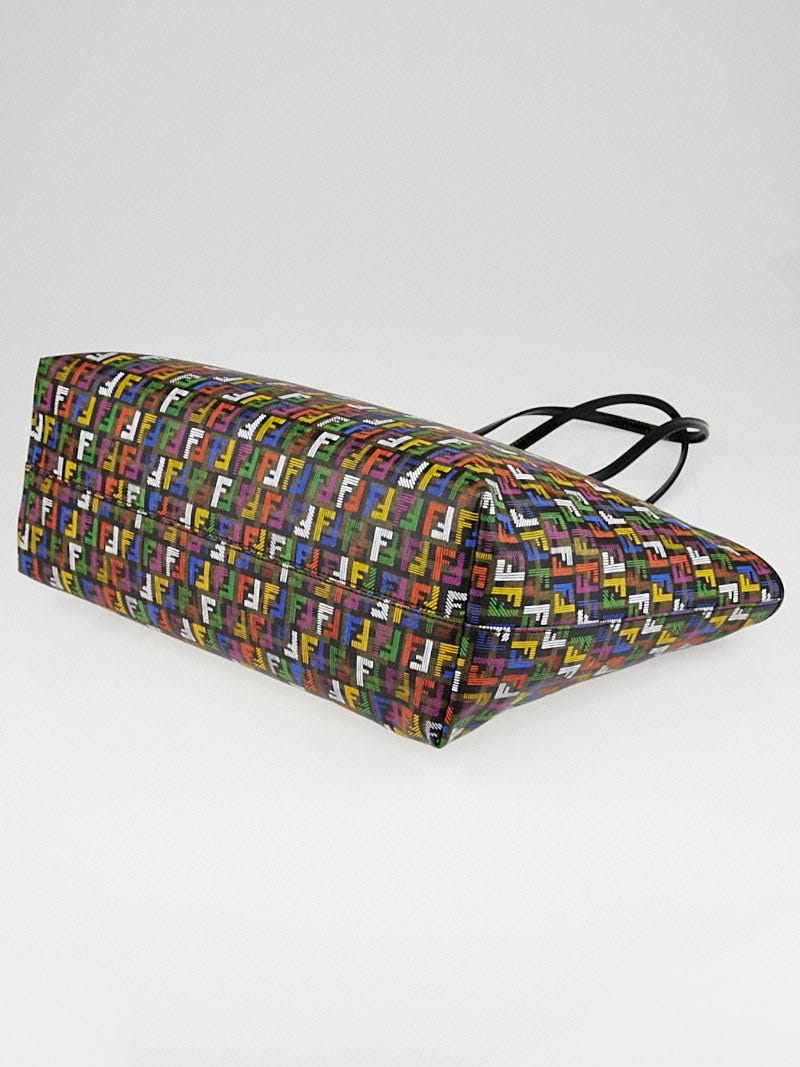 ✨ Fendi Zucchino Canvas Roll Tote Bag Fendi Zucchino Canvas Roll Tote In Brown | Editorialist main image 4