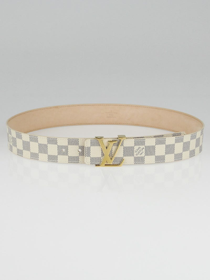 Louis Vuitton Damier Coated Canvas LV Initiales Belt Size 90/36 - Yoogi's  Closet