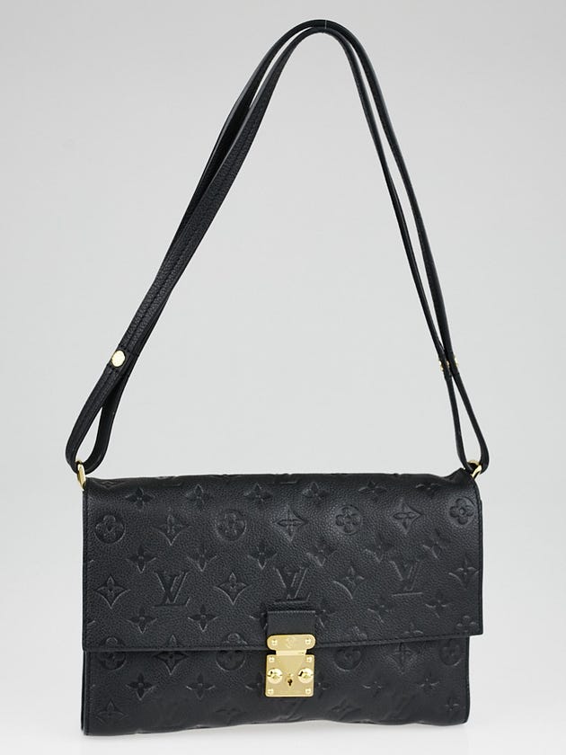 Louis Vuitton Black Monogram Empreinte Leather Fascinante Bag