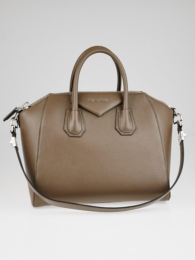 Givenchy Beige Sugar Goatskin Leather Medium Antigona Bag | Yoogi's Closet
