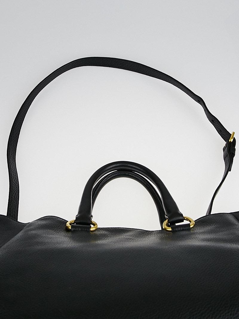Pipina braided handle leather sales tote bag