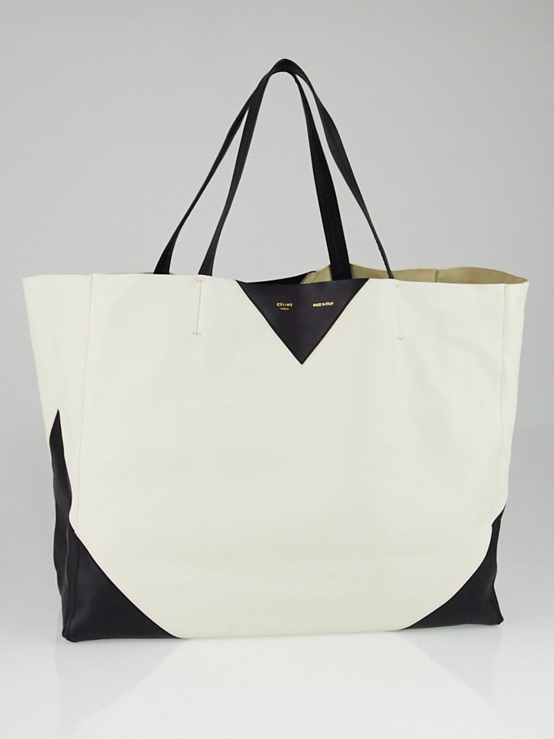 Celine bicolor cabas hotsell