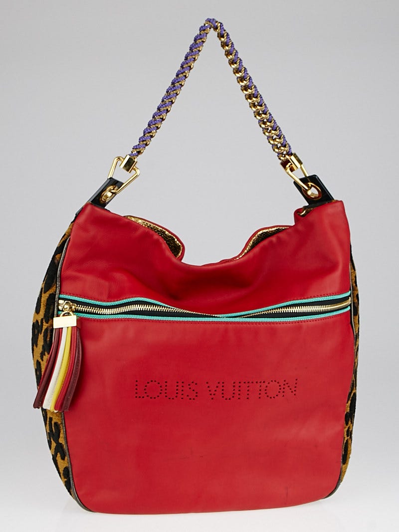 Louis Vuitton Limited Edition Rouge Leather Safari Flight Bag Yoogi s Closet